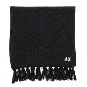 ARMANI EXCHANGE Schal Glitzer schwarz Scarf Sparkly black