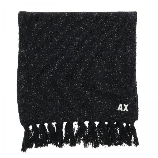 ARMANI EXCHANGE Schal Glitzer schwarz Scarf Sparkly black