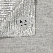 ARMANI EXCHANGE Schal Grau Glitzer Scarf Sparkly Grey