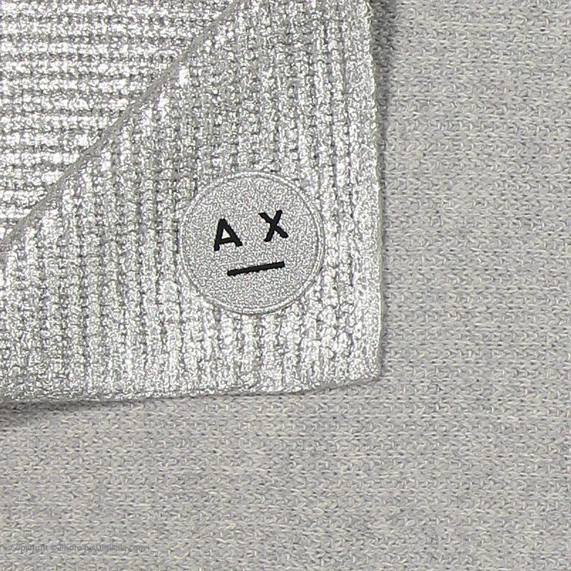 ARMANI EXCHANGE Schal Grau Glitzer Scarf Sparkly Grey
