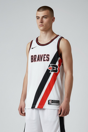 NBA Braves Trikot weiß -90-