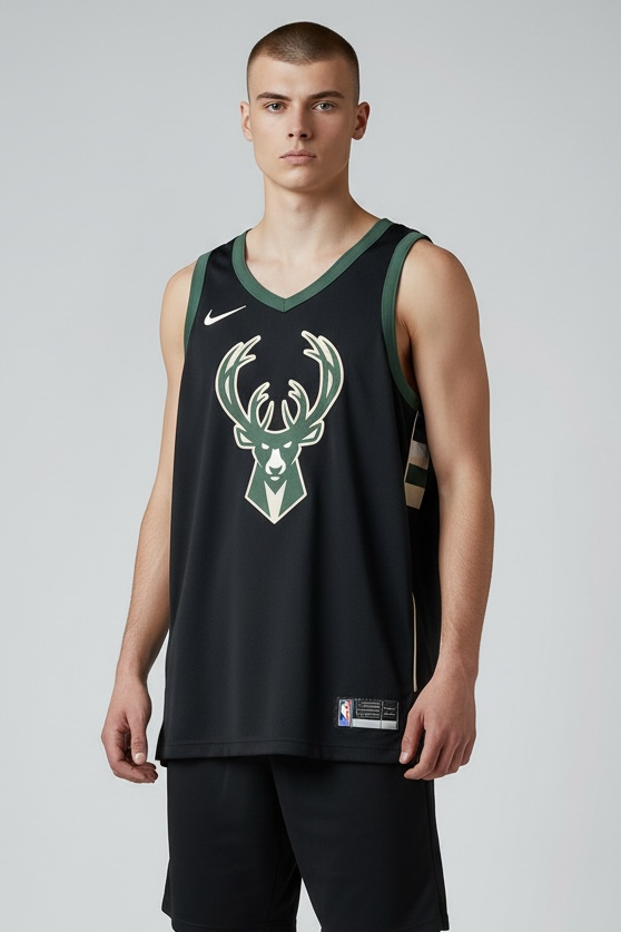 NBA Elch Trikot schwarzgrün (172)