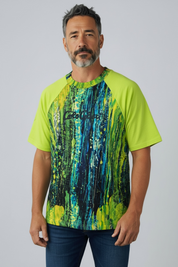 Carlo Colucci Tshirt neon grün XL