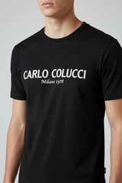 Carlo Colucci Tshirt schwarz -139-