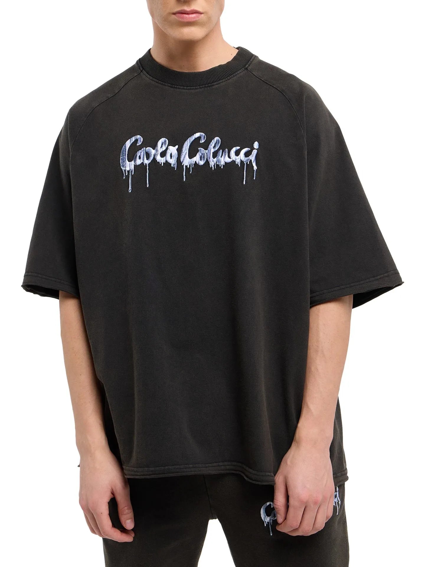 Carlo Colucci Tshirt dunkelbraun Gr XS