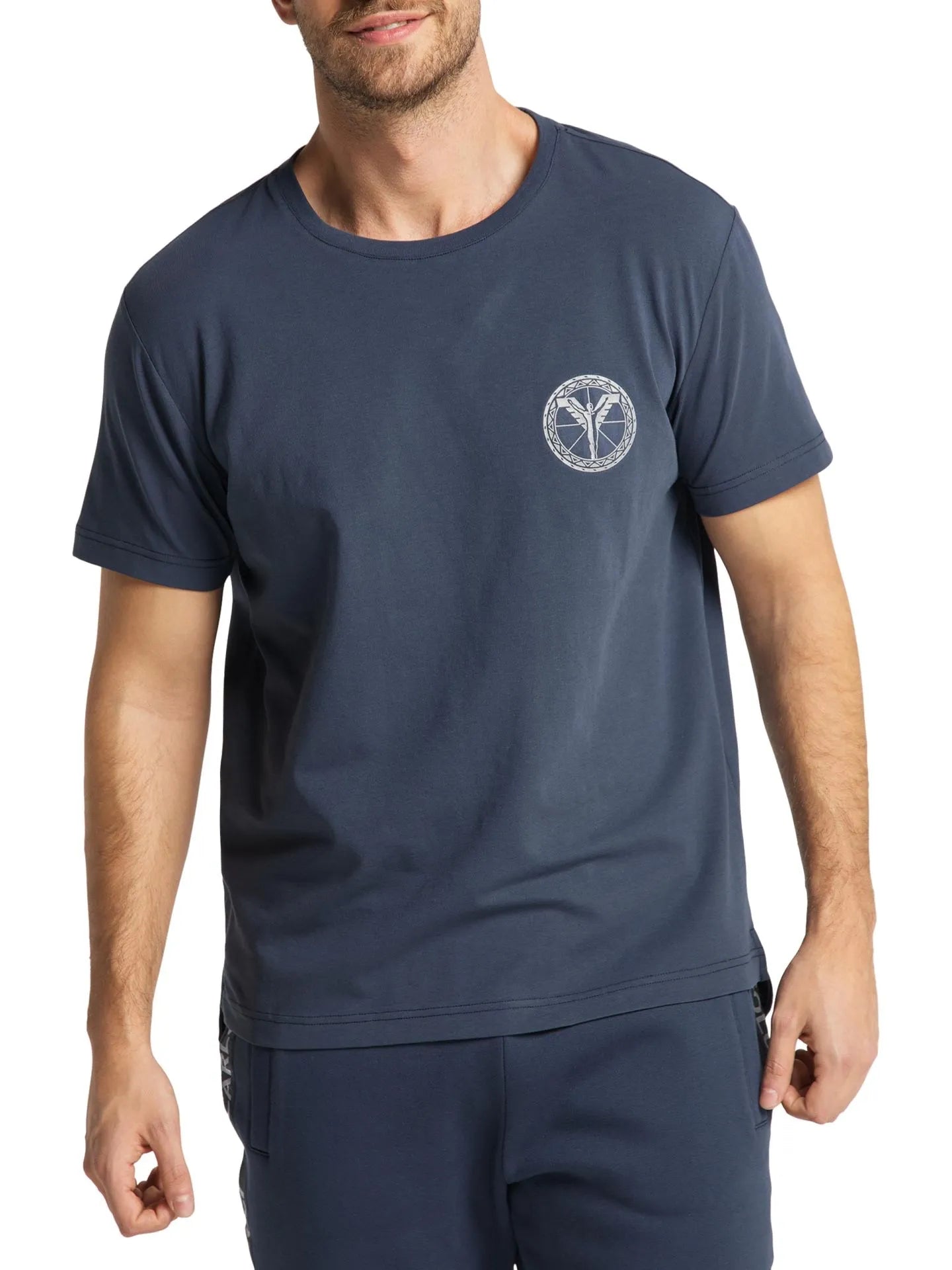 Carlo Colucci Tshirt dunkelblau unisex -79-