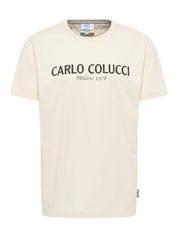 Carlo Colucci Tshirt cremeweiß -27-