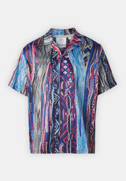 Carlo Colucci Herren Satin Hemd Gr. S