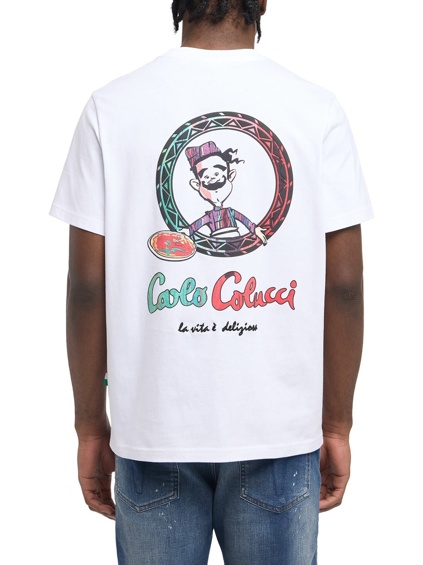 Carlo Colucci Tshirt weiß delicious -39-