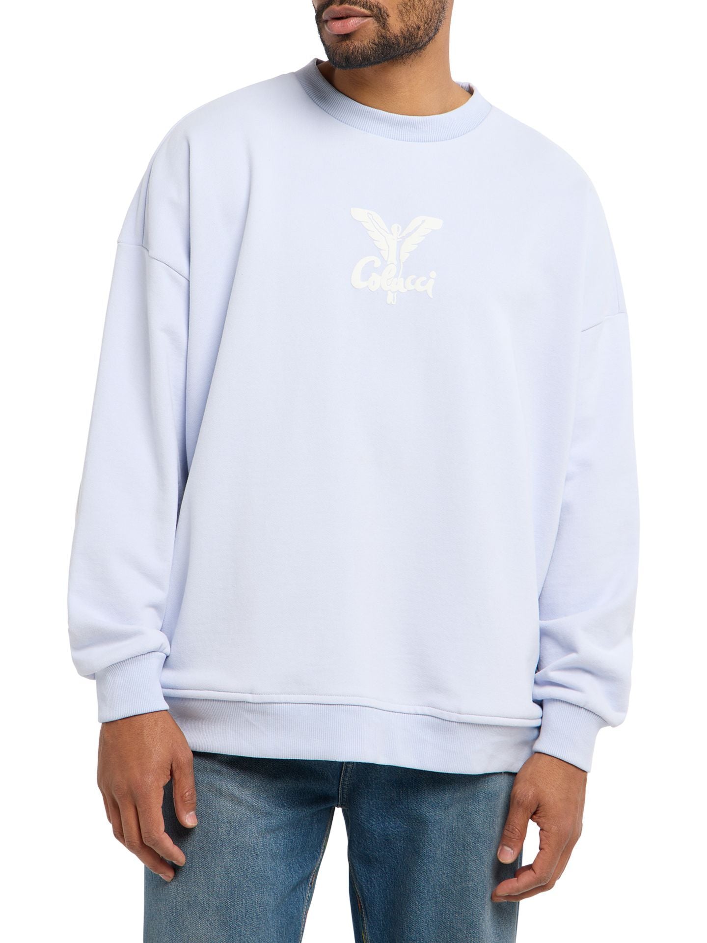 Carlo Colucci Sweatshirt hellblau C4437-16