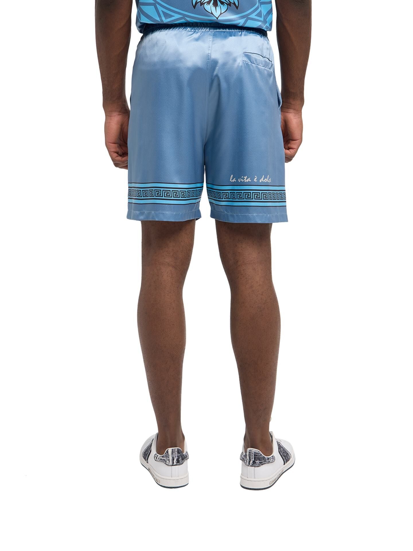 Carlo Colucci Satin Short blau -56-