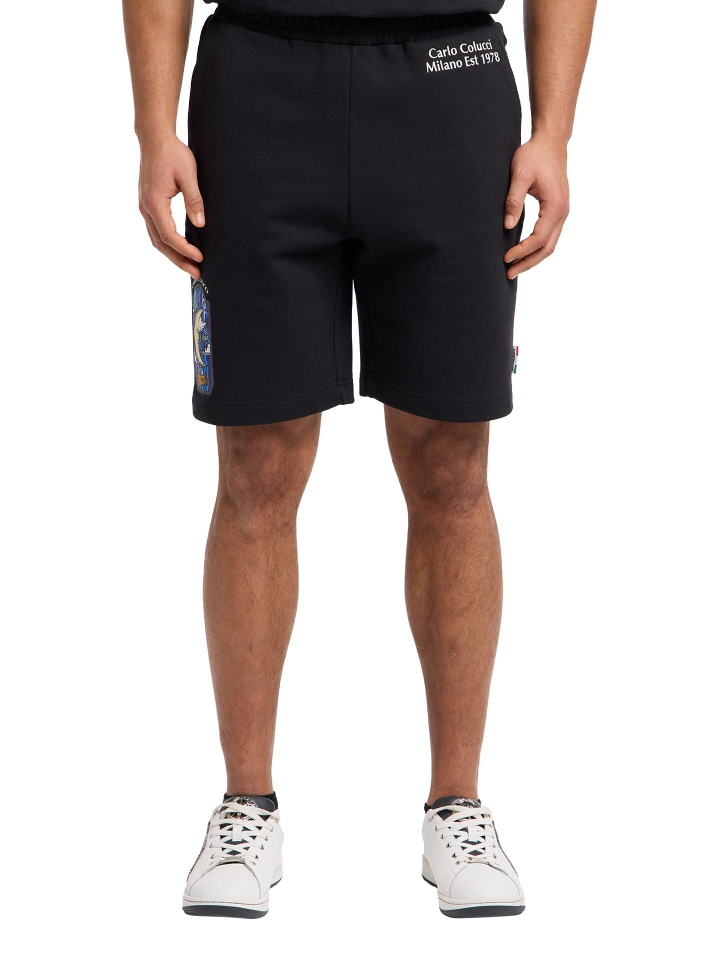 Carlo Colucci Short Mond schwarz