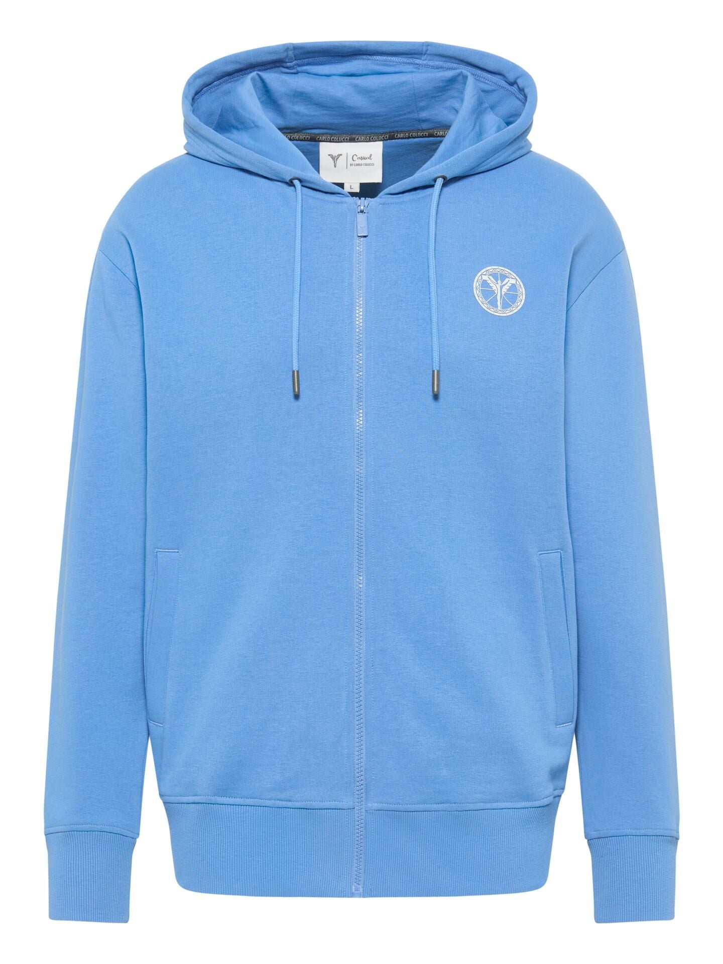 Carlo Colucci Sweatjacke blau -156-