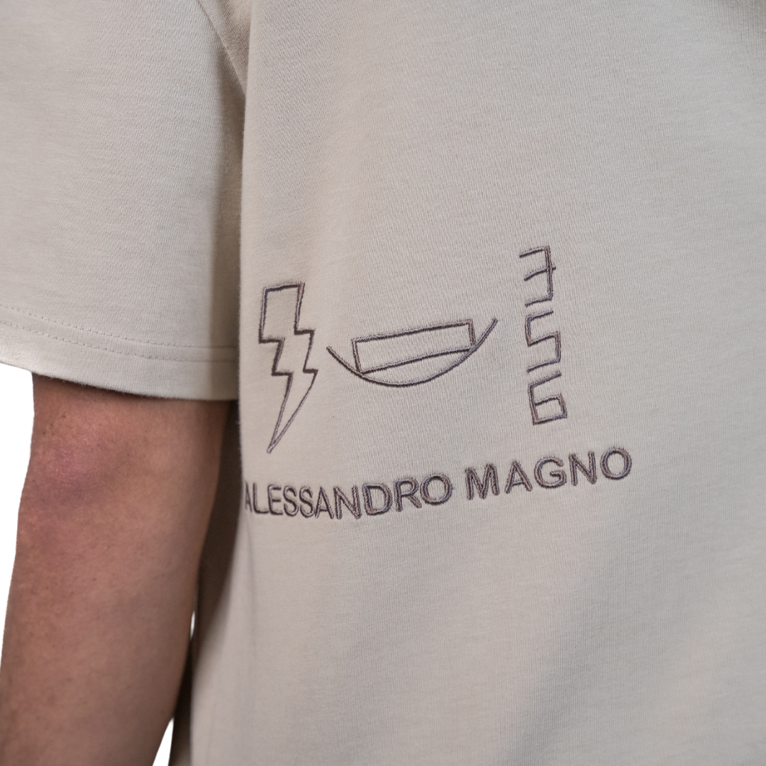 Alessandro Mango Tshirt Chapter 1 beige