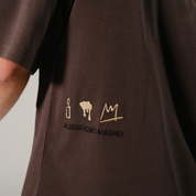 Alessandro Magno Tshirt braun