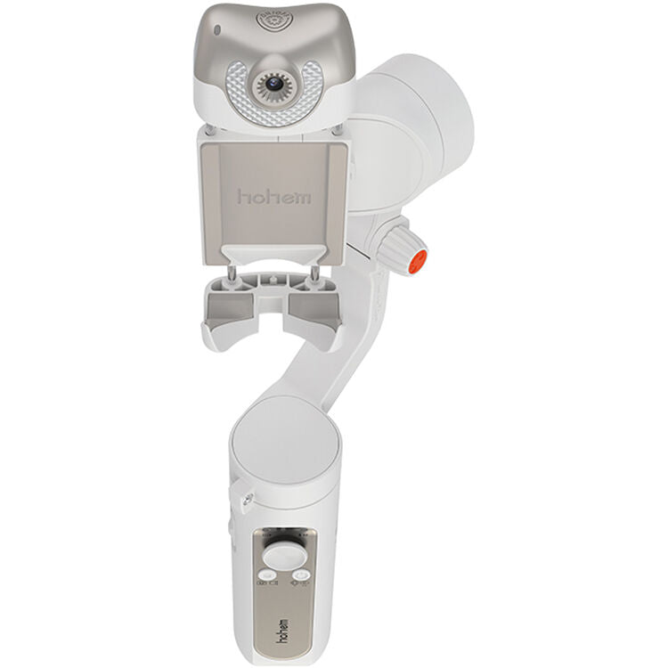HOHEM iSteady V2 AI Smartphone Gimbal Built-In LED Light White Weiß