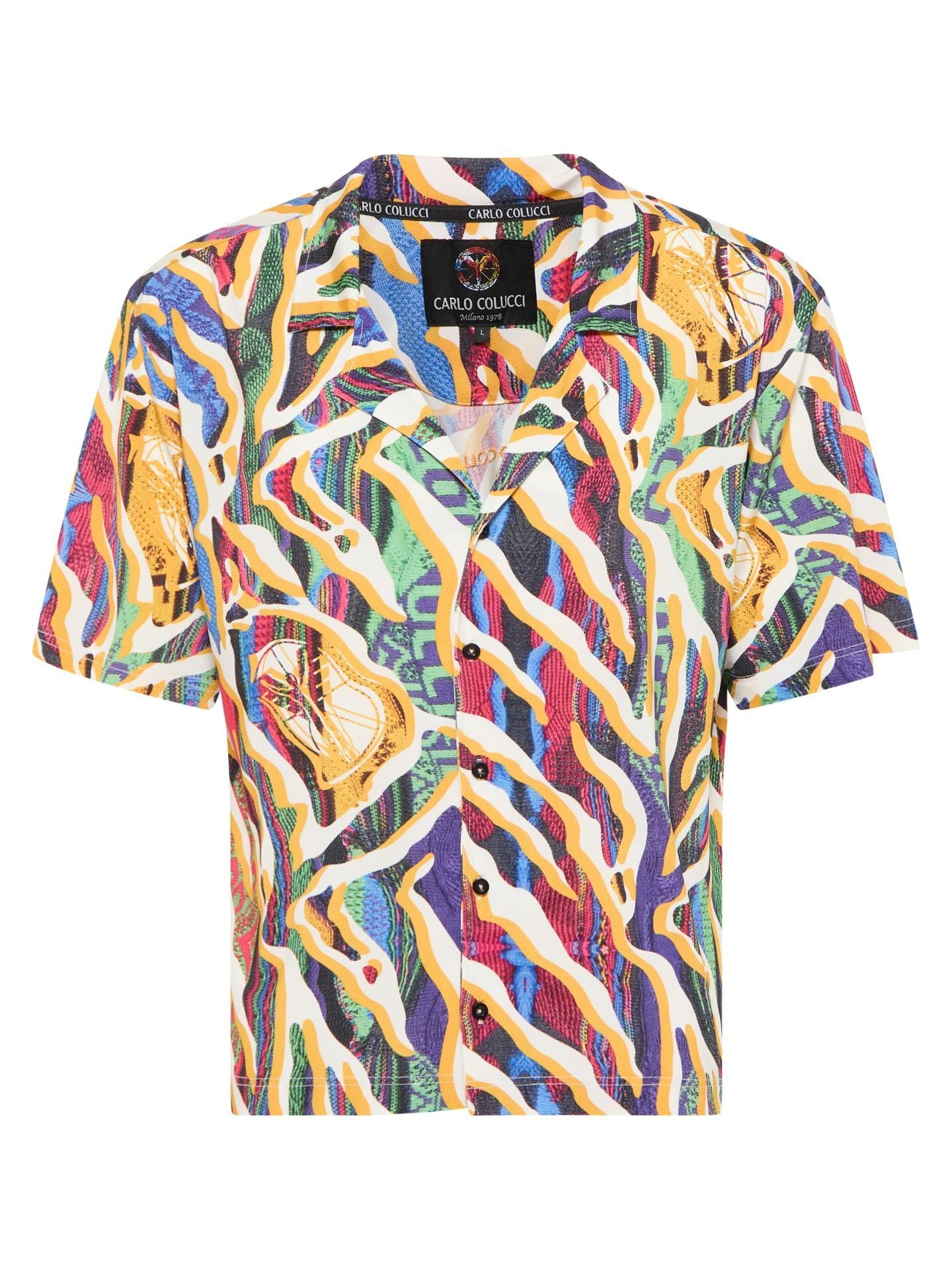 Carlo Colucci Hemd bunt Gr. S -ST2-