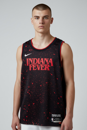 NBA Indiana Fever Trikot rot schwarz Gr.L -ST4-