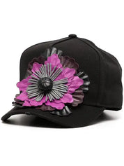 DSQUARED2 Floral-Appliqué Baseball Cap BCW0093