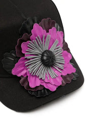 DSQUARED2 Floral-Appliqué Baseball Cap BCW0093