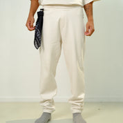 Alessandro Magno Core 2.0 Jogger Hose  Off White Gr.3XL -35-