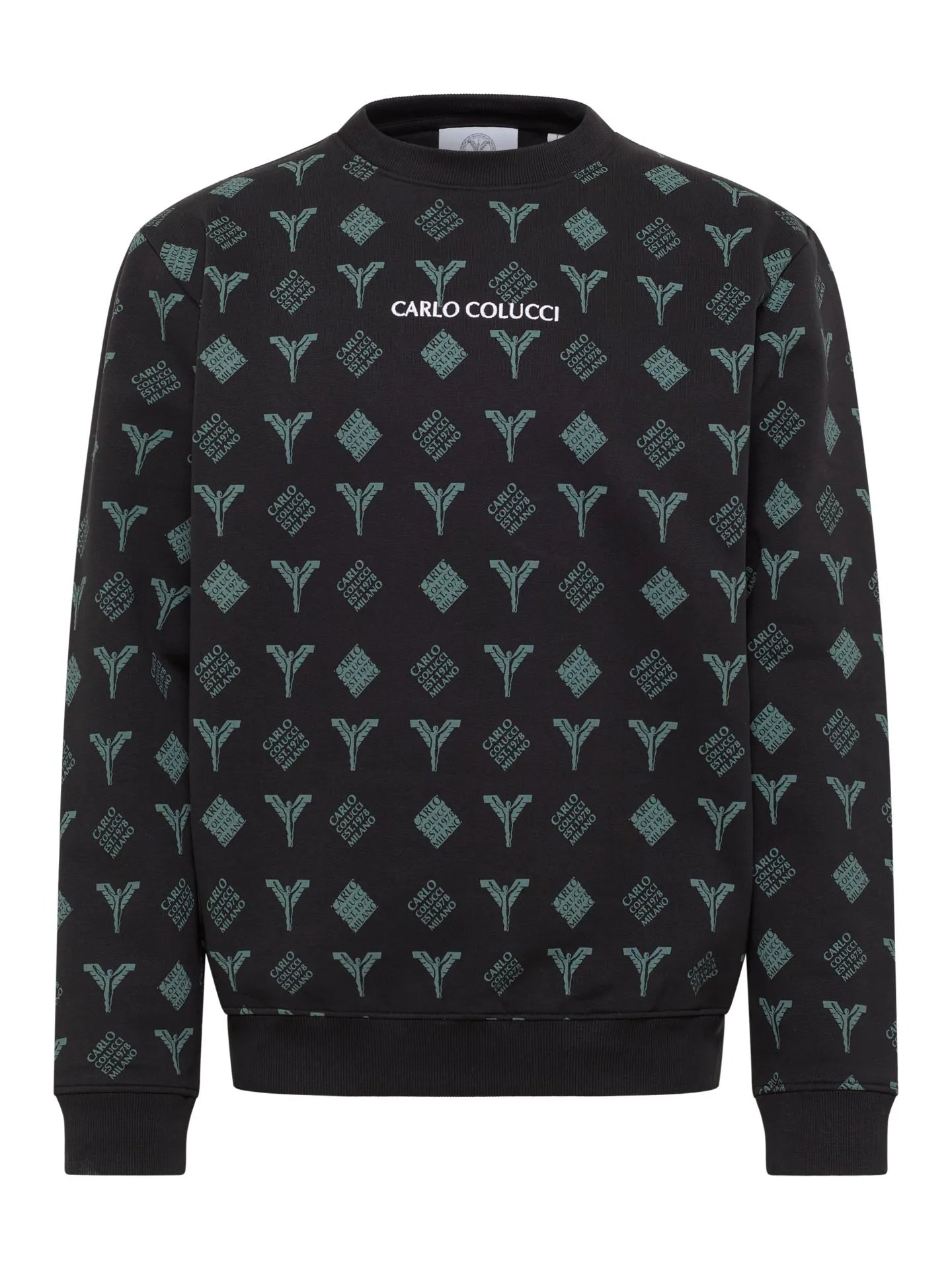 Carlo Colucci Sweatshirt Logo schwarz Gr.4XL -35-
