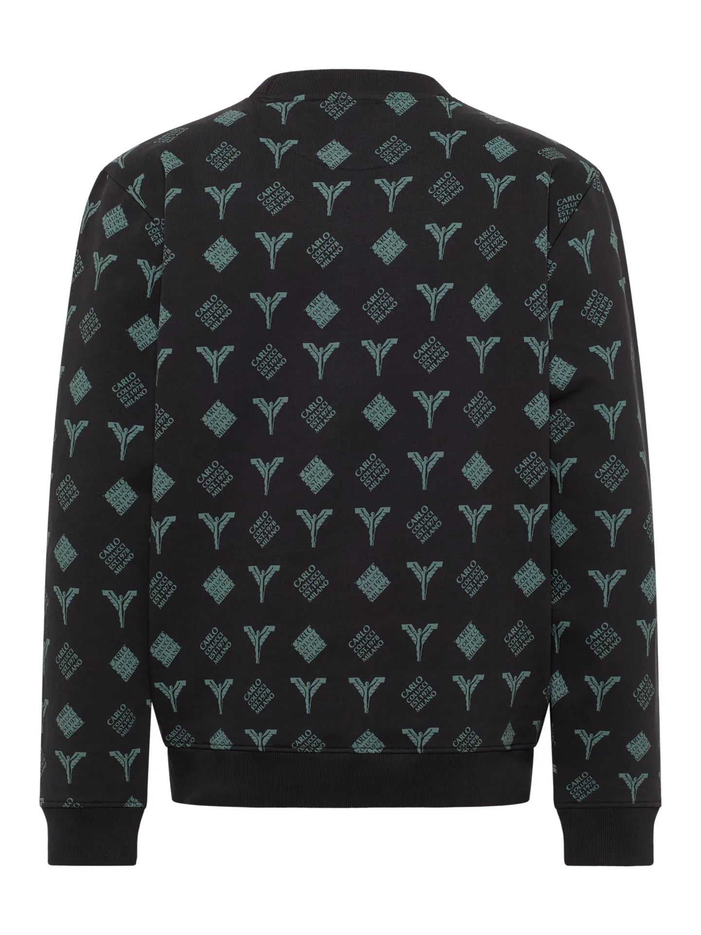 Carlo Colucci Sweatshirt Logo schwarz Gr.4XL -35-