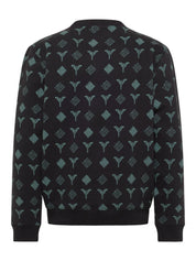 Carlo Colucci Sweatshirt Logo schwarz Gr.4XL -35-