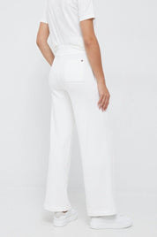 TOMMY HILFIGER Straight Pant white Hose weiß Gr.S -99-