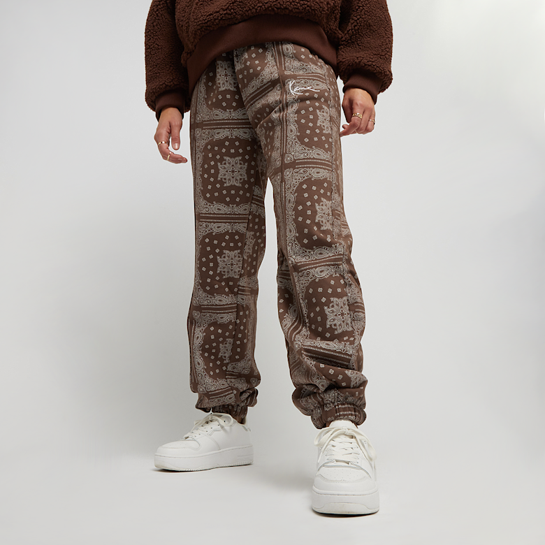KARL KANI Small Signature Relaxed Fit Cuffed Paisley Sweatpants Jogger
