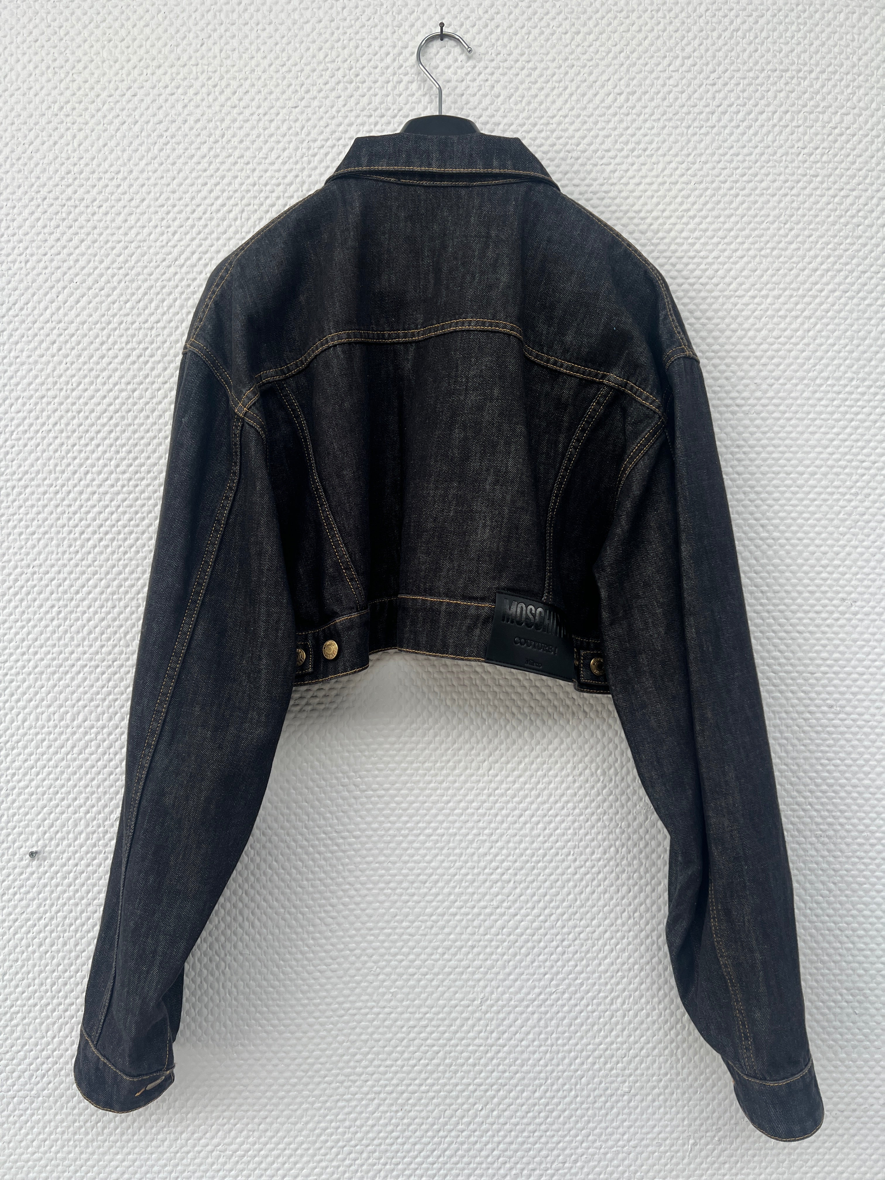 (Stange2) Moschino Damen Jeans Jacke Gr. M