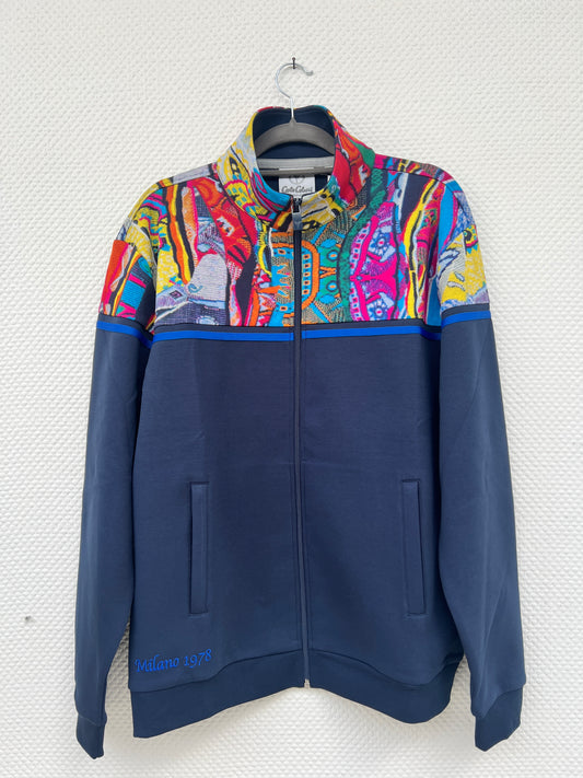 (Stange2) Carlo Colucci Heeren Sweatjacke blau Gr. L