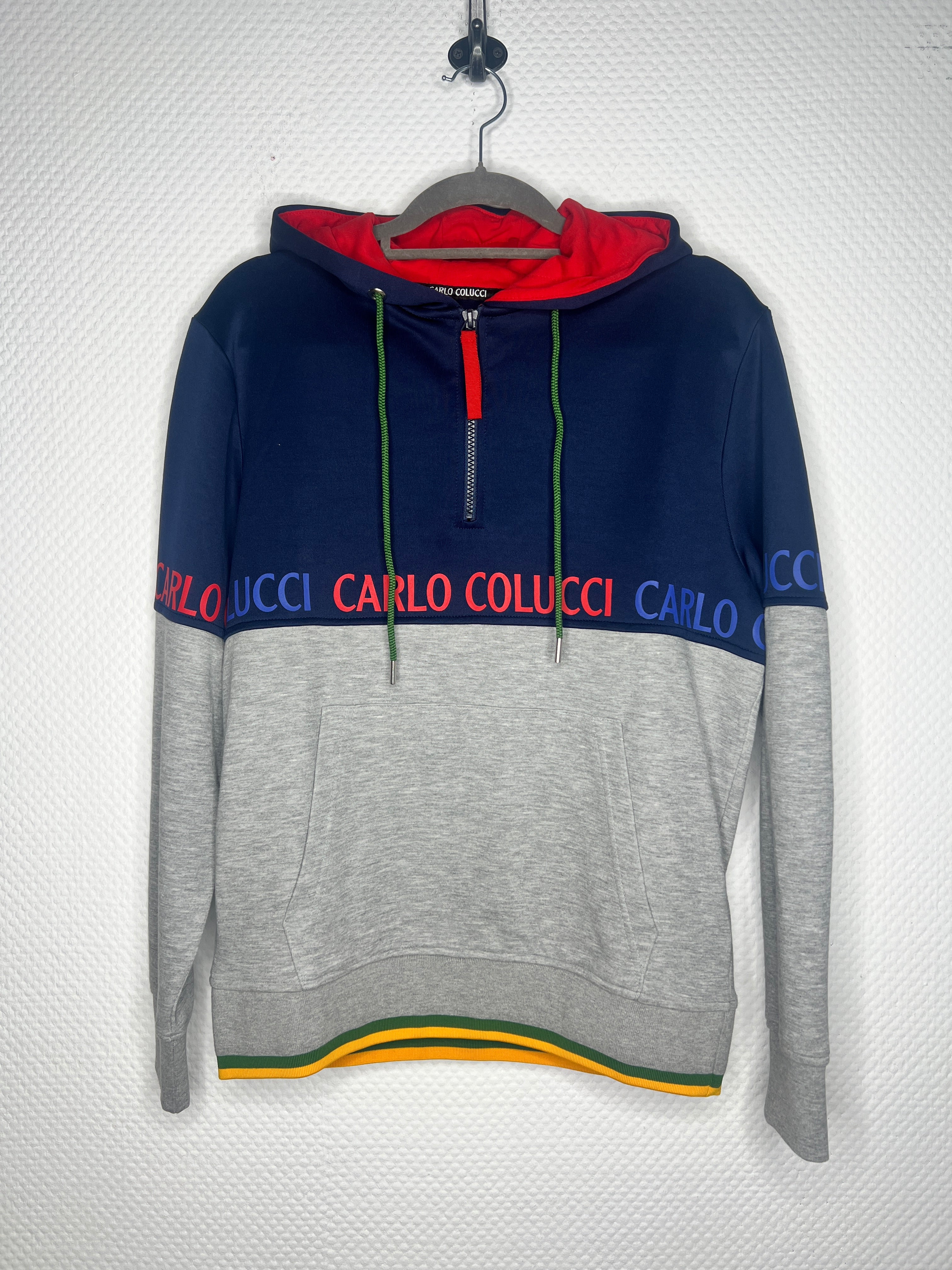 (Stange2) Carlo Colucci Herren Zipp Sweatshirt Gr.S