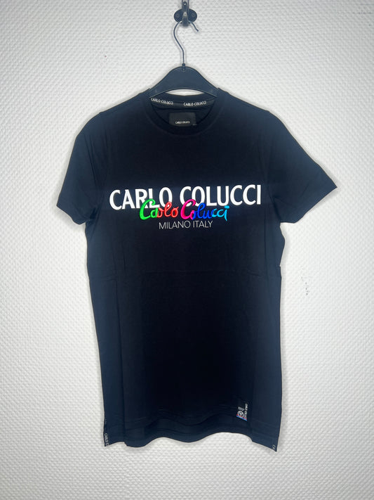 (56) Carlo Colucci Damen Tshirt Schwarz Gr.XXS