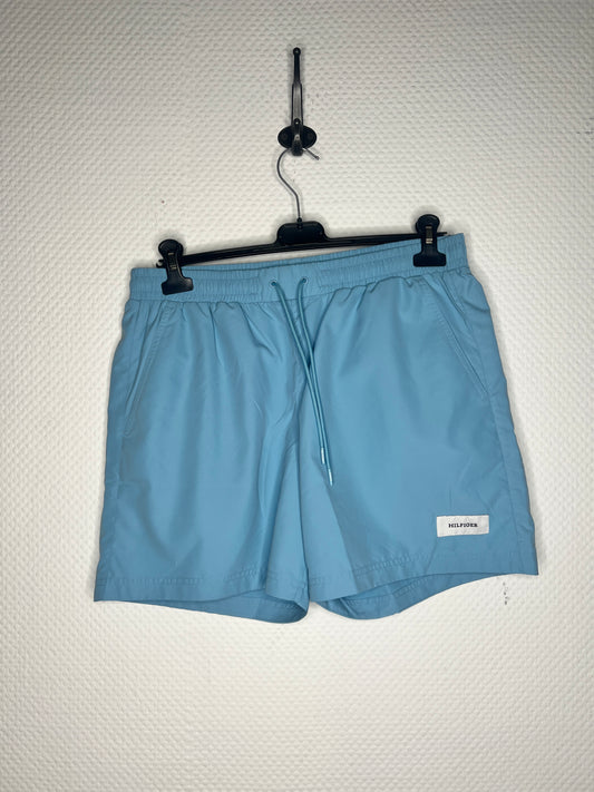 (112) Tommy Hilfiger Herren Badehose babyblau Gr. S/L