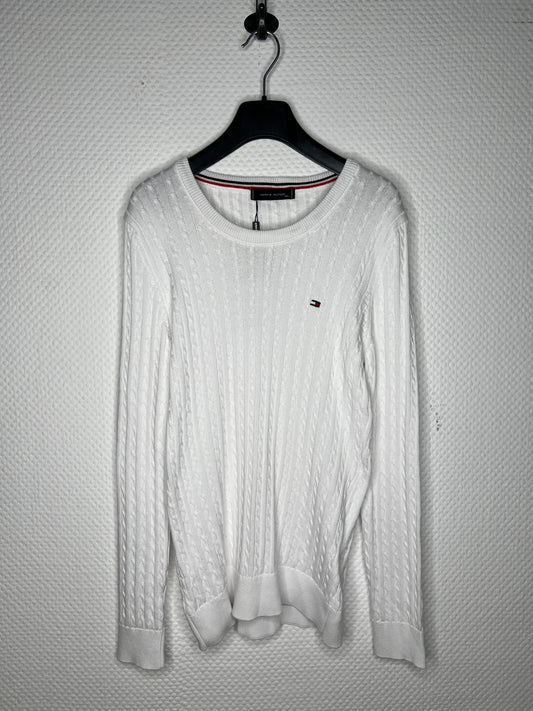 (109) Tommy Hilfiger Damen Strickpullover weiß Gr.XL/XXL