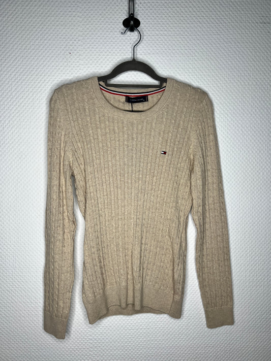 (109) Tommy Hilfiger Damen Strickpullover beige Gr.M/XL