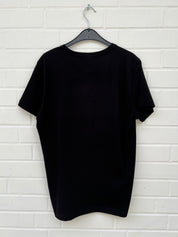 (84) Carlo Colucci Herren Tshirt schwarz