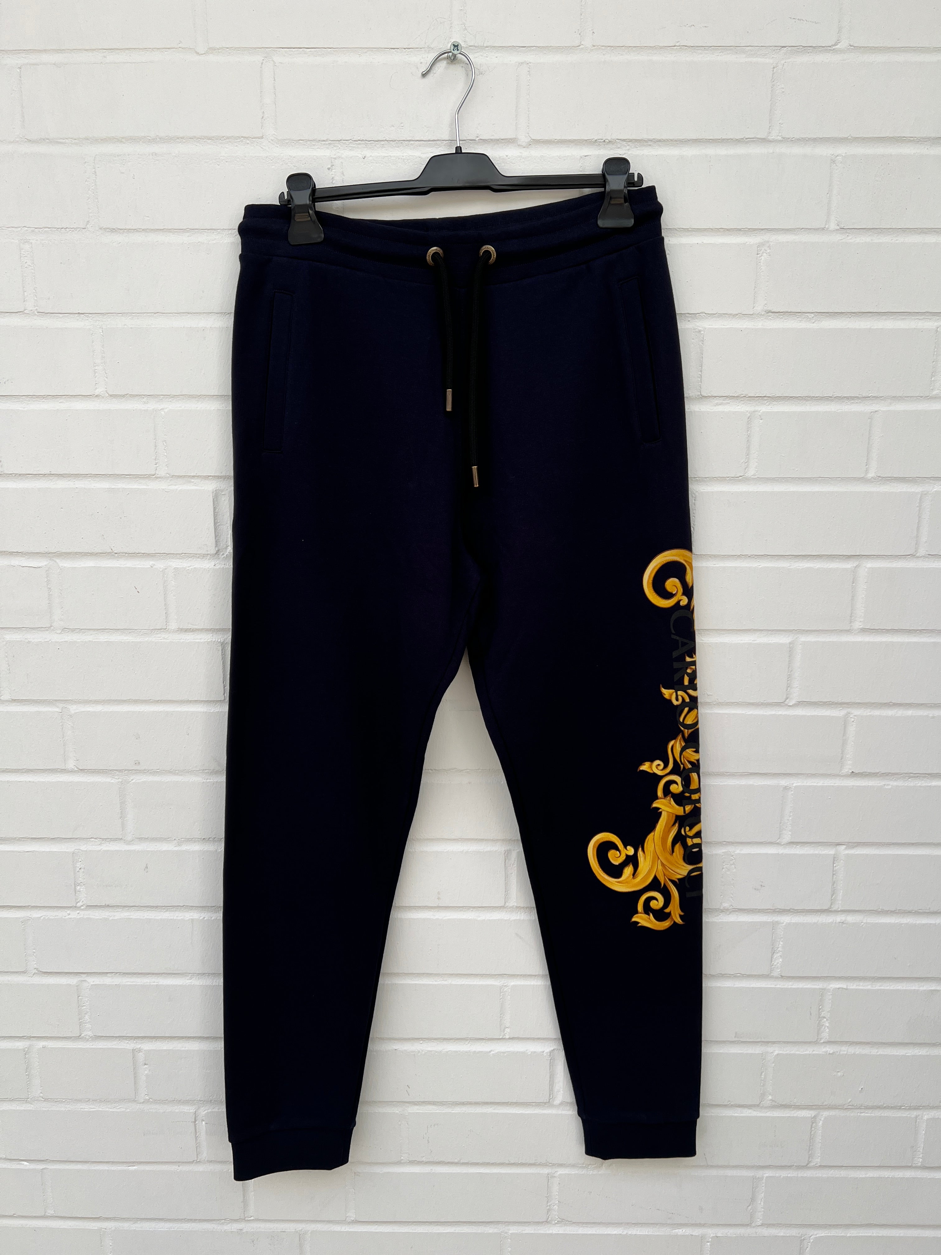 (Stange2) Carlo Colucci Herren Jogger schwarz Gr.L