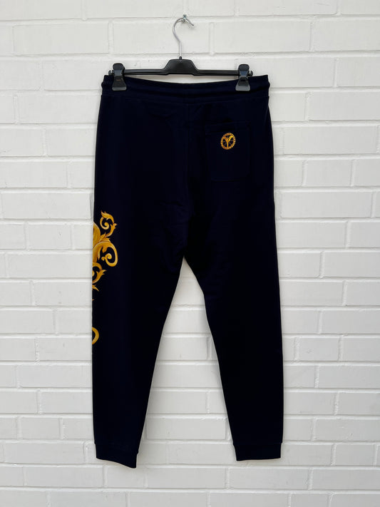 (Stange2) Carlo Colucci Herren Jogger schwarz Gr.L