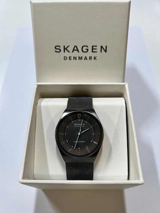 Skagen Denmark Herrenuhr grau