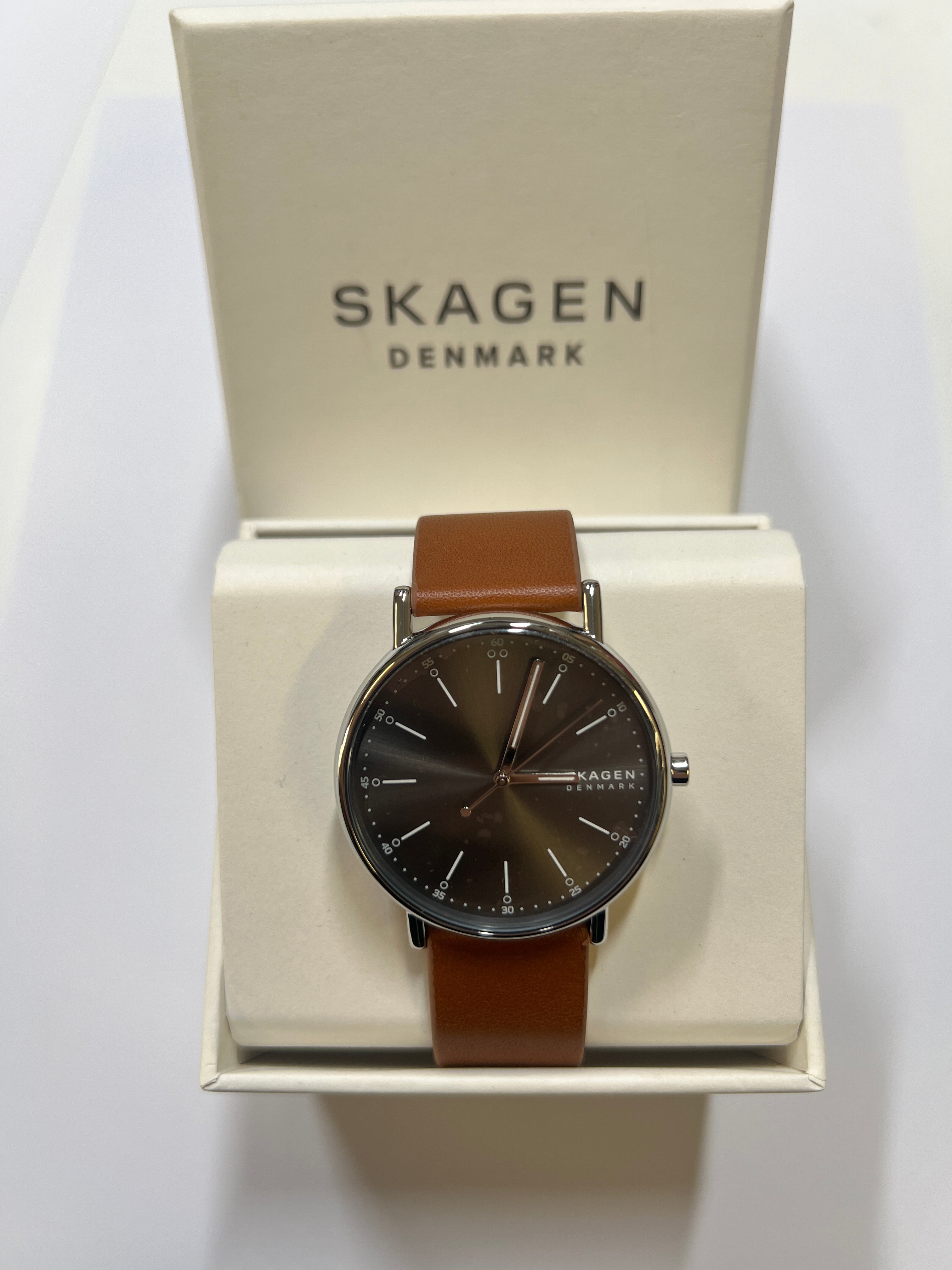 Skagen Denmark Herrenuhr braun