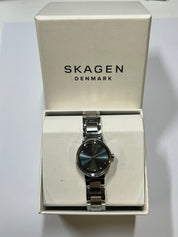 Skagen Denmark Damenuhr silbertürkis