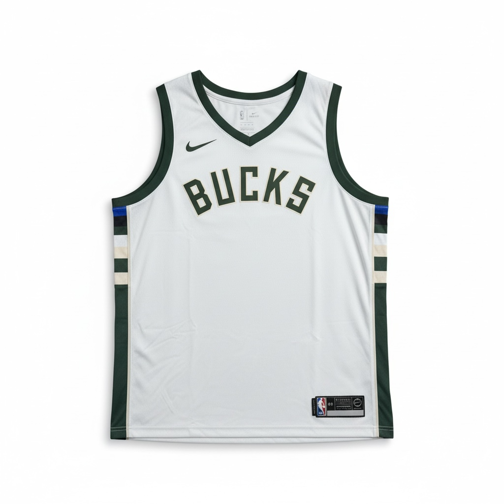 NBA Bucks Trikot weiß grün Gr.3XL -ST4-