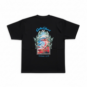 Carlo Colucci Tshirt schwarz muster Gr.XXS -ST3-