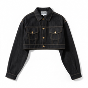 Moschino Damen Jeans Jacke Gr. M -ST2-