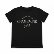 Champagne Club Tshirt Damen  Ärmel gekrempelt gefalten
