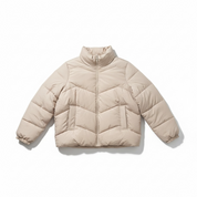 Vero Moda Curve Pufferjacke in Creme Gr46