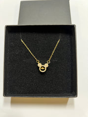 Halskette “Zirkonia Micky” gold/silber (18/19)