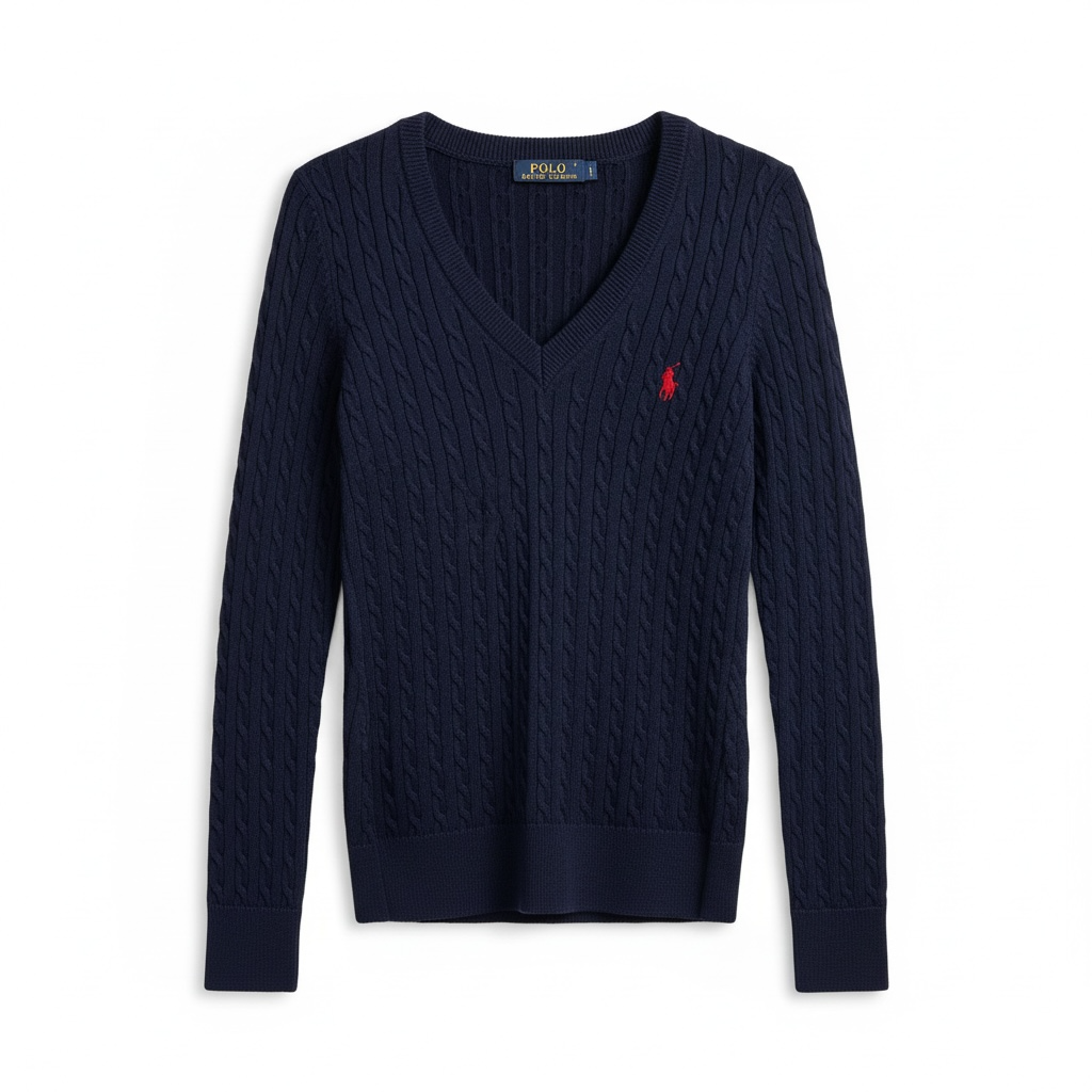 DAMEN Polo Ralph Lauren Strickpullover V Ausschnitt